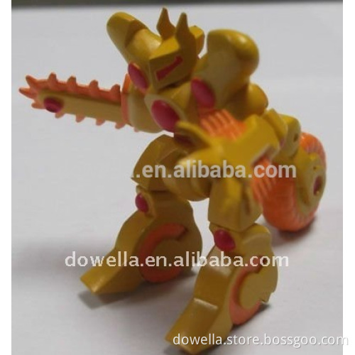 OEM toy cartoon/ 3D plastic action figures toy/ robot figure toys for kids